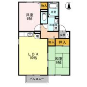 セジュール一ツ木の間取り画像