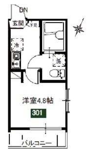 メルディアみのり台の間取り画像