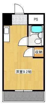 歯大前スカイマンションの間取り画像