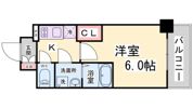 エスリード神戸兵庫駅アクアヴィラの間取り画像