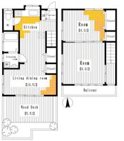 中原4丁目テラスハウスの間取り画像