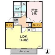 リブレスト鈎取Ⅲの間取り画像