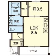 Viento大津杉水の間取り画像