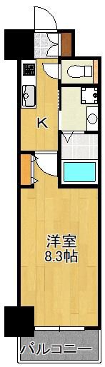 エルザグランツ戸畑千防の間取り画像