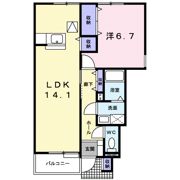 ヴィラ・フリージアⅠの間取り画像