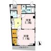 住営社駅東マンションの間取り画像