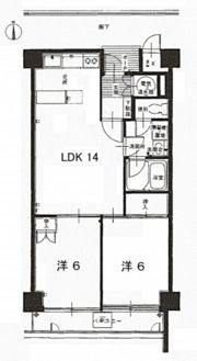 チュリス中町の間取り画像