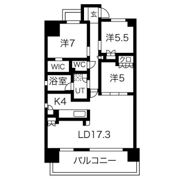 ローレルコート豊中の間取り画像