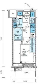 リヴシティ横濱新川町弐番館の間取り画像