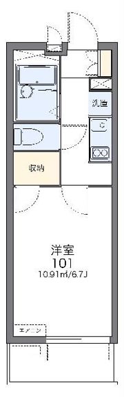レオパレスシャルダンの間取り画像