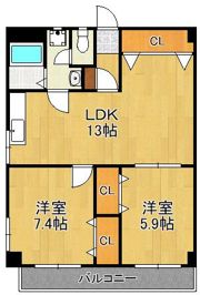 フェルト168の間取り画像