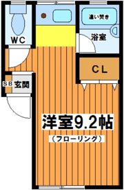 Kコーポの間取り画像