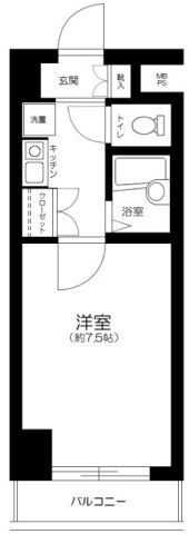 エクセリア文京池之端の間取り画像