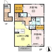 サンエスポアールの間取り画像