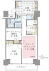 Brillia ist 東雲キャナルコートの間取り画像