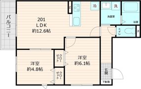 仮称）メゾン ド ココルソレイユの間取り画像