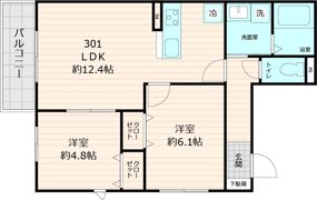 仮称）メゾン ド ココルソレイユの間取り画像