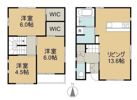 アルファコンフォートデュオ中庄の間取り画像