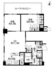 ヴェルビュ東十条フロントステージの間取り画像