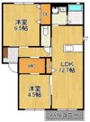 シャーメゾン茶屋の原IIB棟の間取り画像