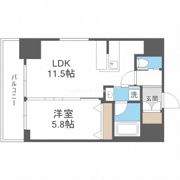 ORSUS新大阪(旧プレジオ新大阪ROUGE)の間取り画像