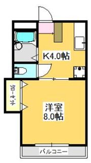 クレイドル木太Ⅱの間取り画像
