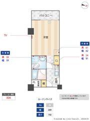 ホテル&レジデンス六本木 住居の間取り画像