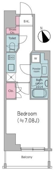 ドゥーエ池袋の間取り画像