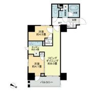 ライオンズ千代田岩本町ミレスーKDAの間取り画像