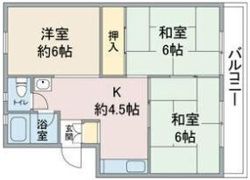 第2大幸ハイツの間取り画像