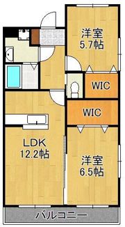 医生ヶ丘ヴァレンシア C棟の間取り画像