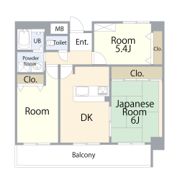 オーシャンビュー御影の間取り画像