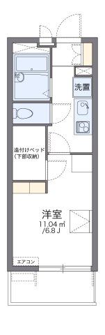 レオパレスグリーンプラザ湘南の間取り画像