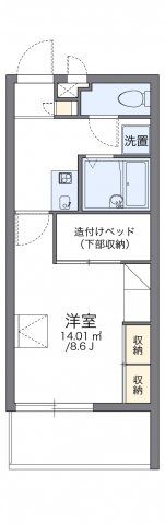 レオパレス新都心マティダの間取り画像