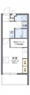 レオパレス新都心マティダの間取り画像