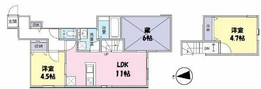 リッチグレイスの間取り画像