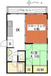 フラット篠の間取り画像