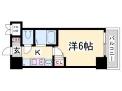 エステムコート神戸ハーバーランド前の間取り画像