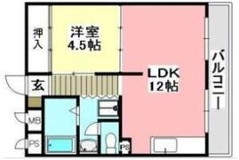 ミタカハイツの間取り画像