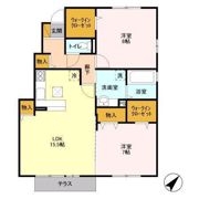 ヴィラージュ学園の間取り画像