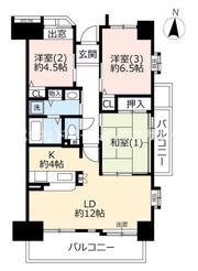 URビーコンヒル能見台サウスヒルの間取り画像