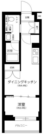 AXAS東京WEST練馬の間取り画像