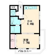 ベルハイム平和島の間取り画像