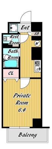 コモグランツ松屋町の間取り画像