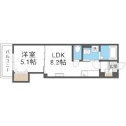 ピレーネ北条Ⅲの間取り画像