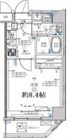 ディアレイシャス日暮里EASTの間取り画像