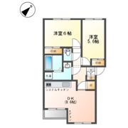 スカイパークⅠの間取り画像