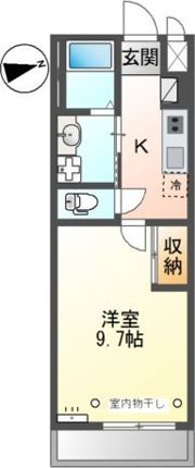 サンパレス水田の間取り画像