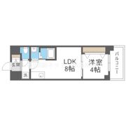 MAXIV CROS 江坂の間取り画像