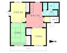 サニータカノの間取り画像
